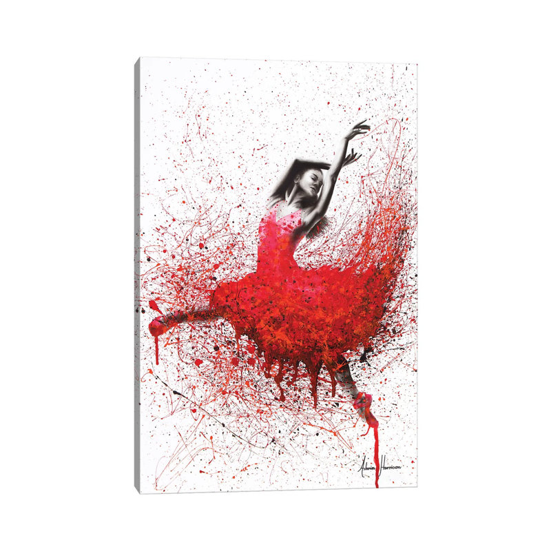 Passionate Love Dance by Ashvin Harrison - Print on Canvas, Wrapped Canvas, 101.6 cm H x 66.04 cm W x 1.91 cm D