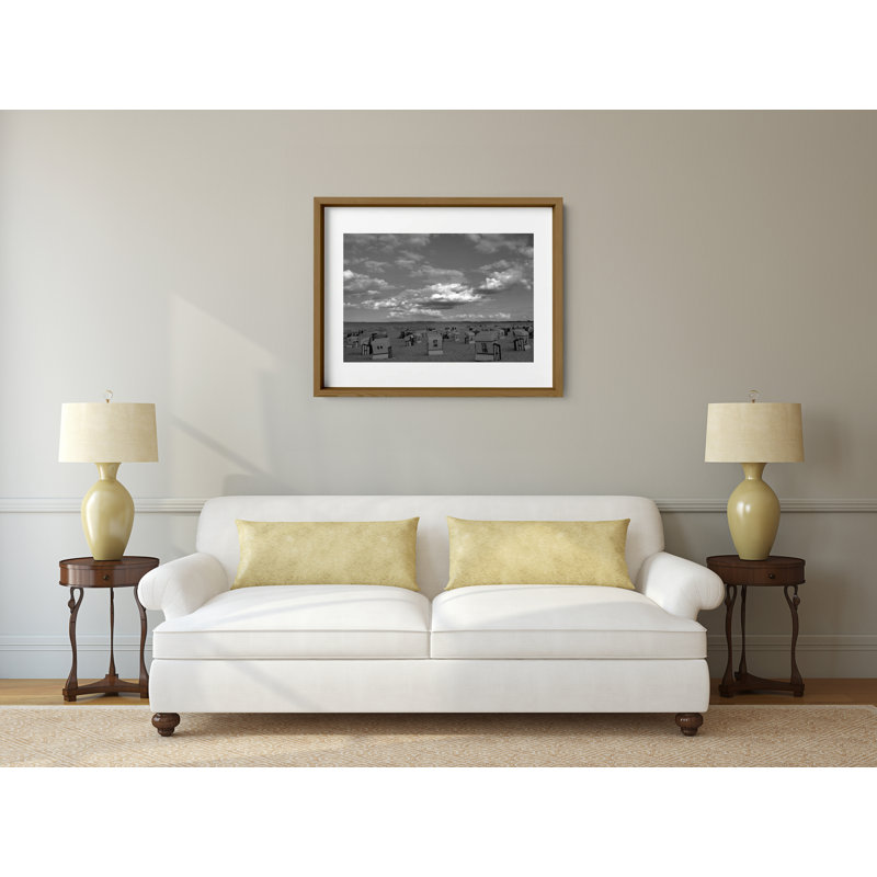 Baltic 54 Print by Joseph Regan, 14" H x 16" W x 0.75" D, Walnut