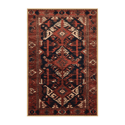 Tapis brun lavable à la machine