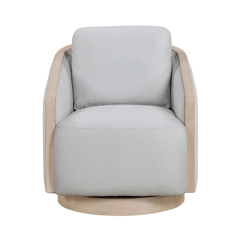 Mobilier de salon gris gris, fauteuil de salon pivotant 1pc