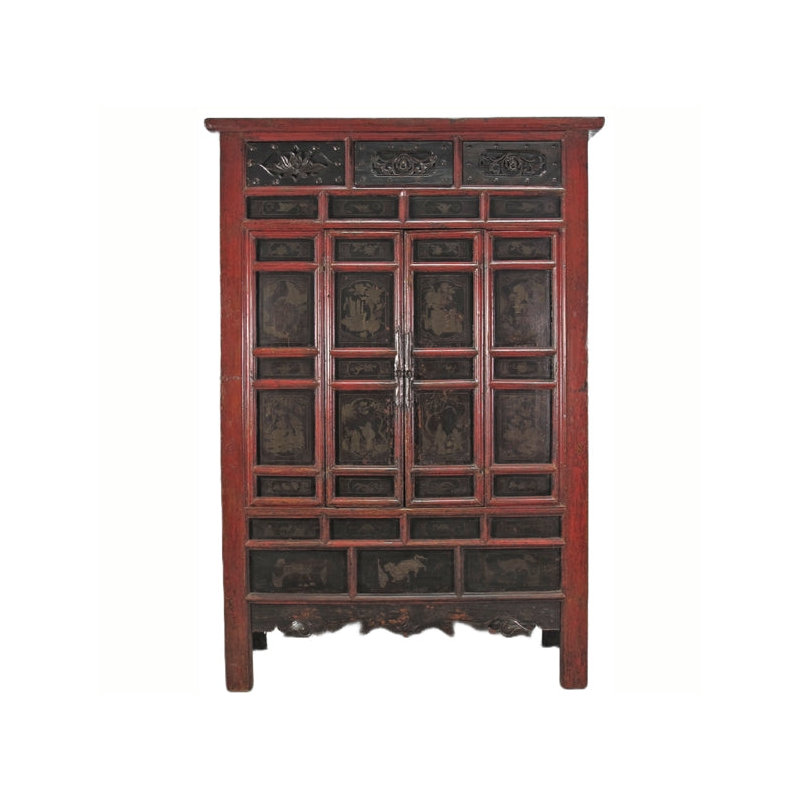 2 - Door Solid Wood Armoire
