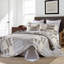 Ensemble de courtepointe 100% coton 98 po x 90 po DDUOXIN - 1 courtepointe avec 2 taies décoratives-117465986