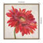 «Red Gerber Daisy», reproduction encadrée sur toile par Patricia Pinto-555293733