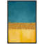 Minimal paysage sarcelle doré jaune bloc de couleur dégradé sur-99141858-99141859
