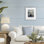 «Lake Life with Dog», reproduction encadrée sous verre, design par A Barefoot Stylist