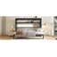 Lit escamotable avec tablettes, lit escamotable en métal au design pliable et peu encombrant-1460376063