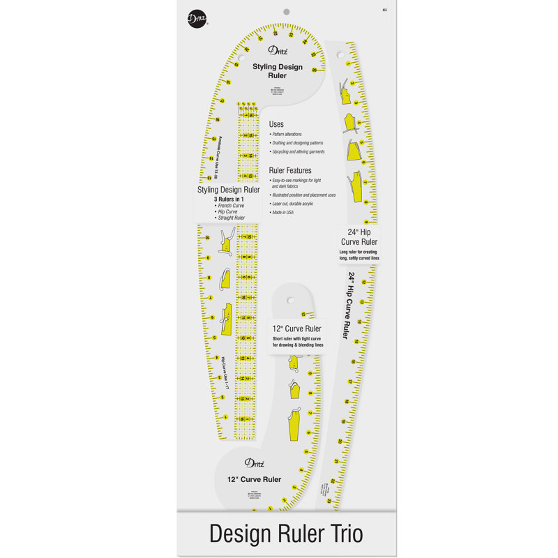 Dritz Design Ruler Trio