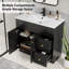 36" Freestanding Single Bathroom Vanity Cabinet Base Only, Sink Top Not Included, Assembly Required-122155837