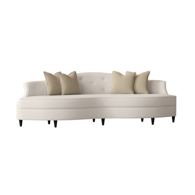 Tinsley 105"" Armless Curved Sofa -  Ambella Home Collection, 1204-01_6089-91_FINISH-136_6171-84