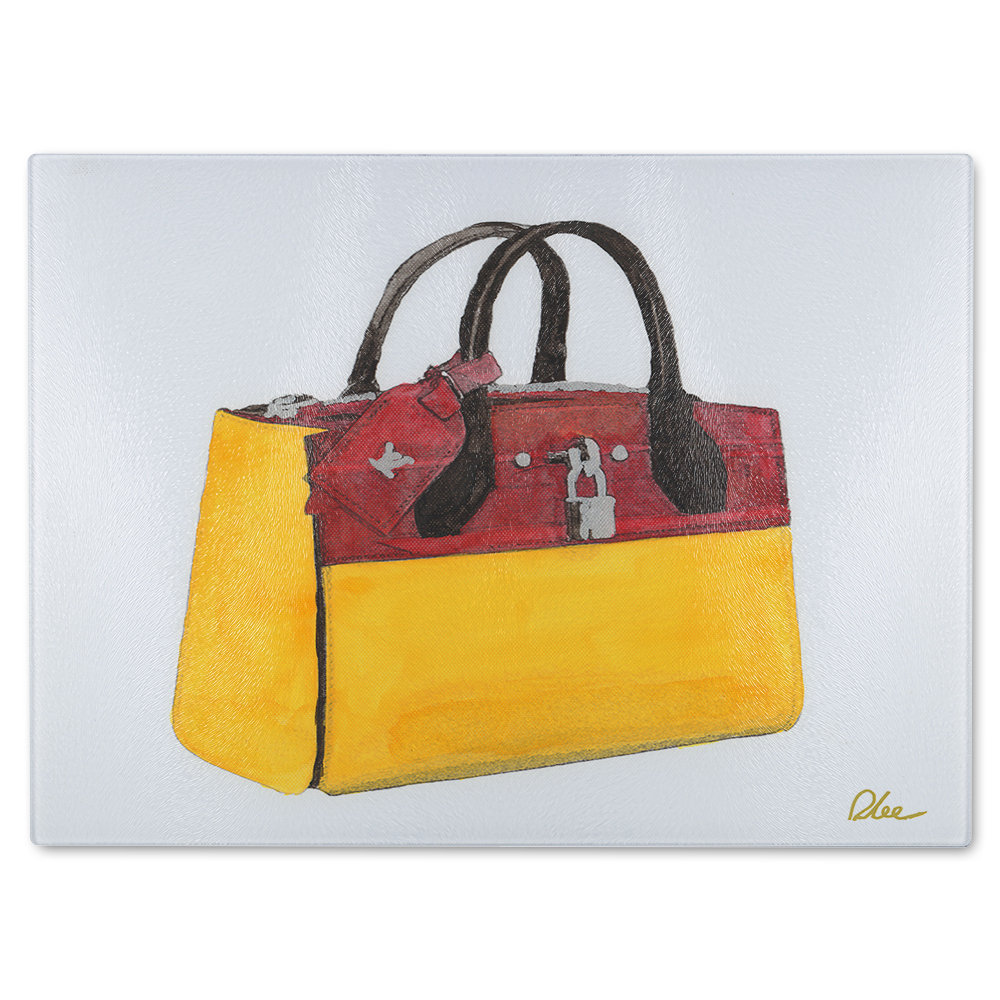 Cool Bag Glass Chopping Board