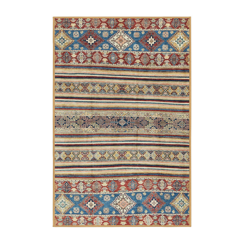 Abstract Indoor Rug, Square 7'