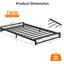 Structure de lit plateforme en métal, aucun sommier requis-997285114-1004089449