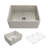 24'' L Fireclay Kitchen Sink-61604847