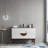 Kimber Freestanding Standard Free Standing 1 Single Vanity Bathroom Vanity With Quartz Top-254323806