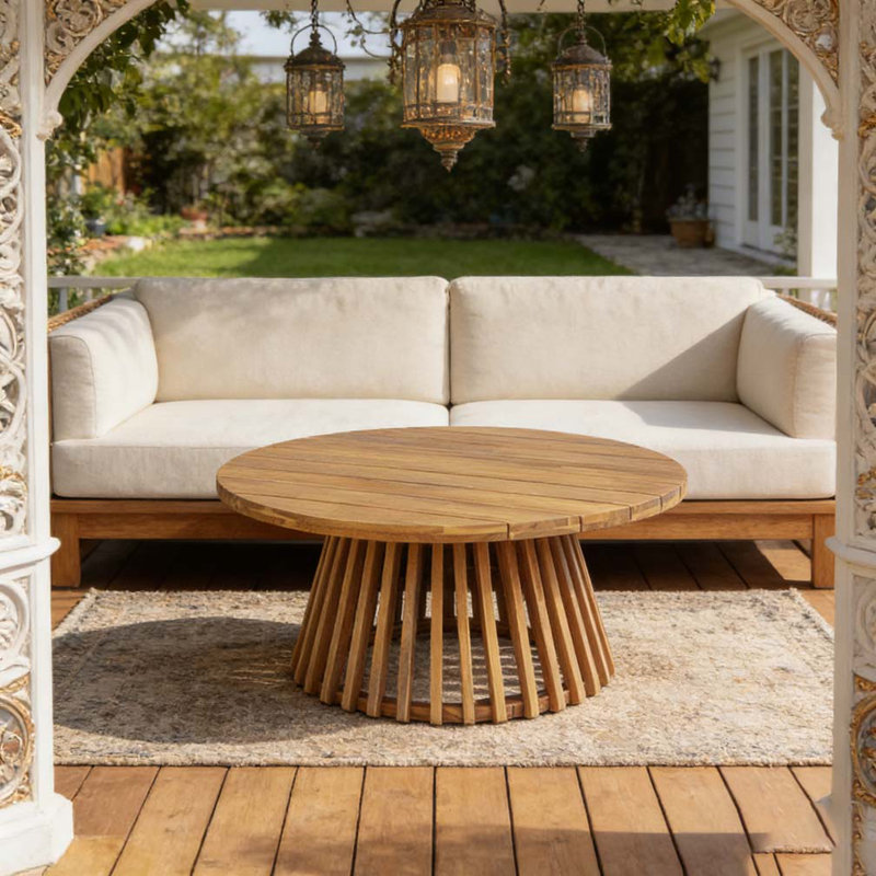 Table basse en bois, Teck