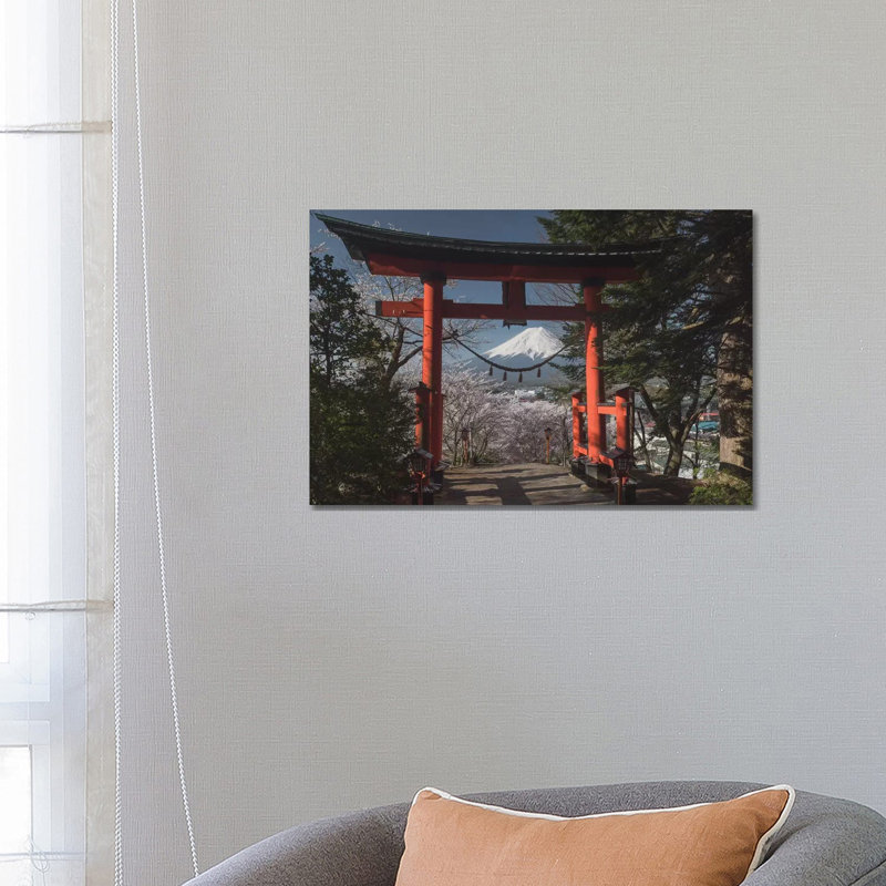 Spring in Japan XXVIII 1 Piece Wall Art on Canvas, 66.04 cm H x 45.72 cm W x 1.91 cm D, Wrapped Canvas