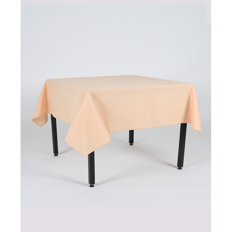 Hot Pink Rectangle Tablecloth 55" x 108" (139cm x 274cm), 139cm W x 203cm L, Peach
