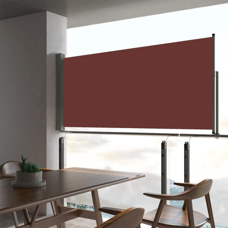 Dakota Fields 3cm W x 0.1cm D Retractable Window Awning, Brown