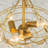 Macosh 3 - Light Textured Glass Bubble Chandelier