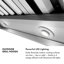 ZLINE 48 in. Island Mount Outdoor Grill Hood