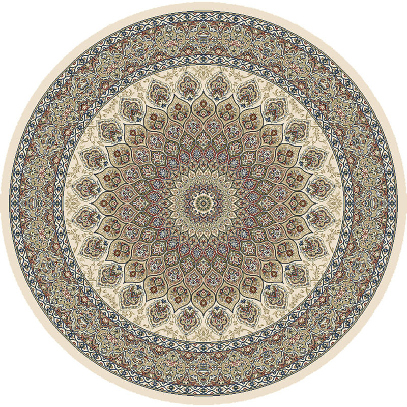 Tapis ivoire Attell, Rond 5 pi 3 po