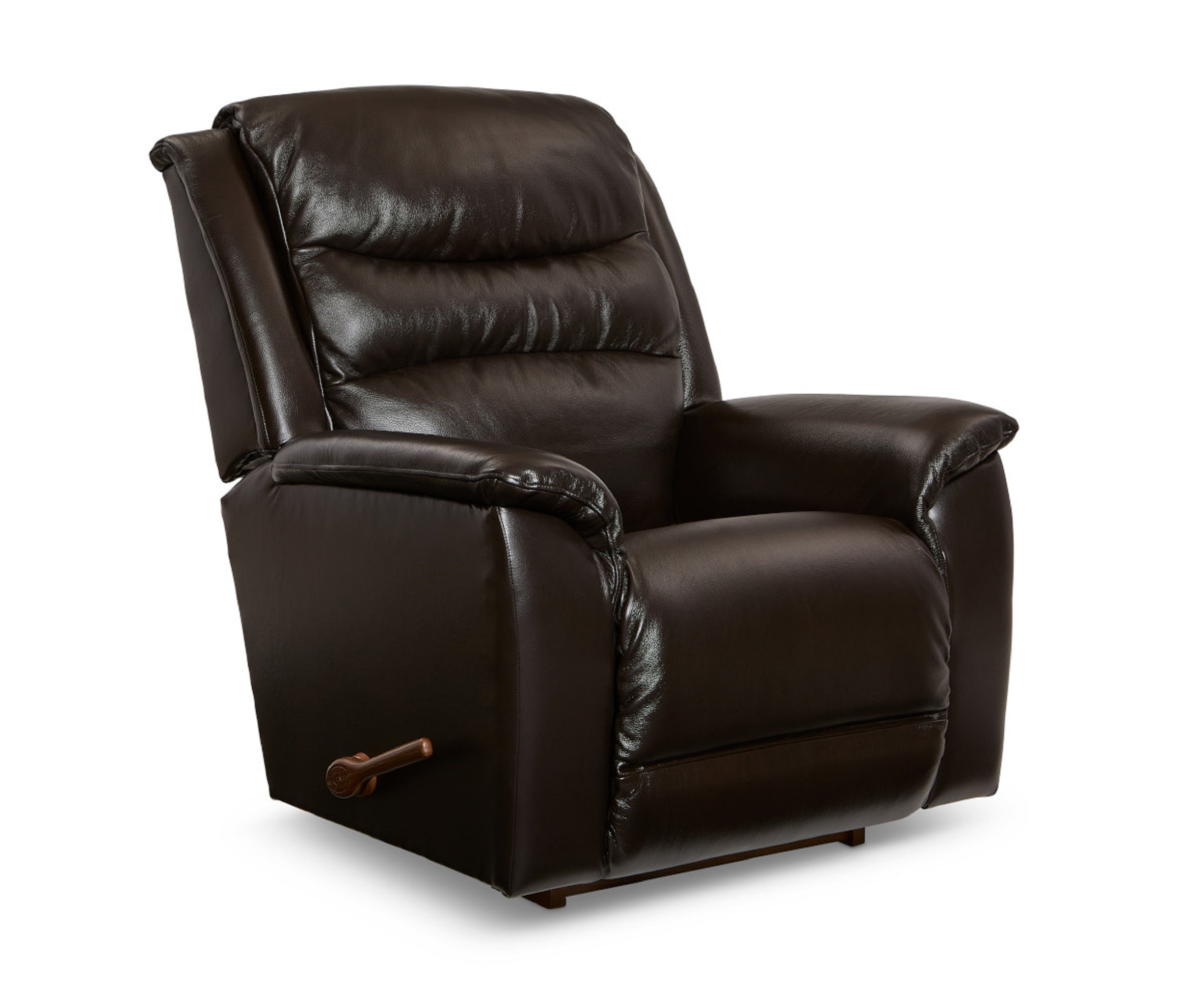 Black lazy boy online leather recliner