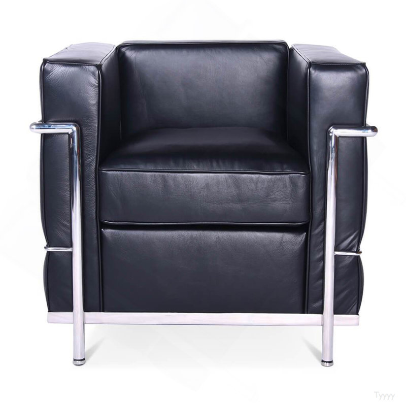 Fauteuil Petit Modele noir grain