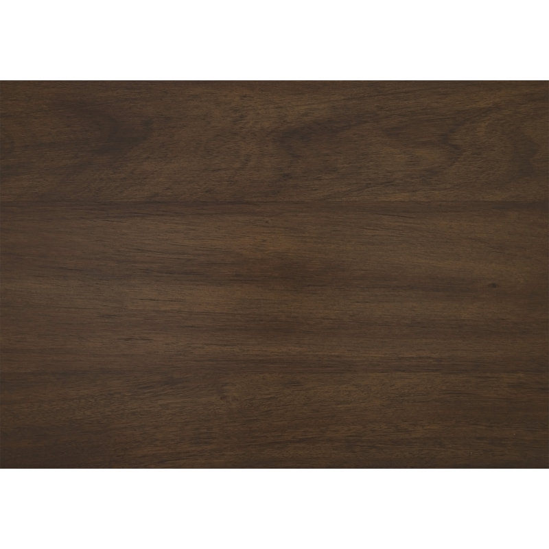 Ensemble de mobilier de bar 5 pièces, fini brun : table haute avec repose-pieds en métal et 4 tabourets. Structure en bois robuste. Esthétique classique.