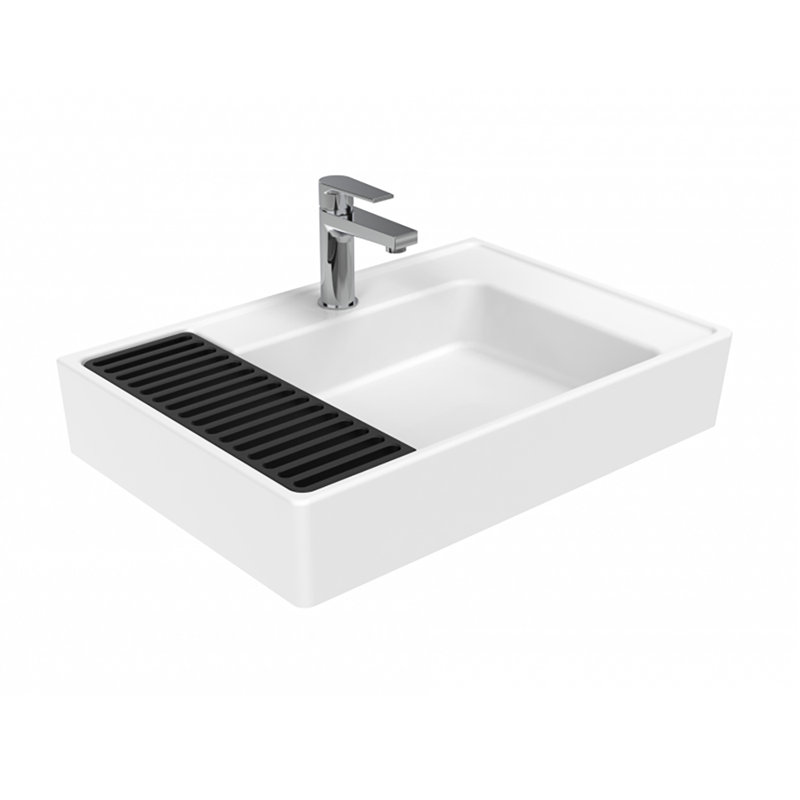 Contour 25.6'' L Bathroom Sink, Single