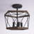 Piccirillo Steel Semi Flush Mount-1484422239