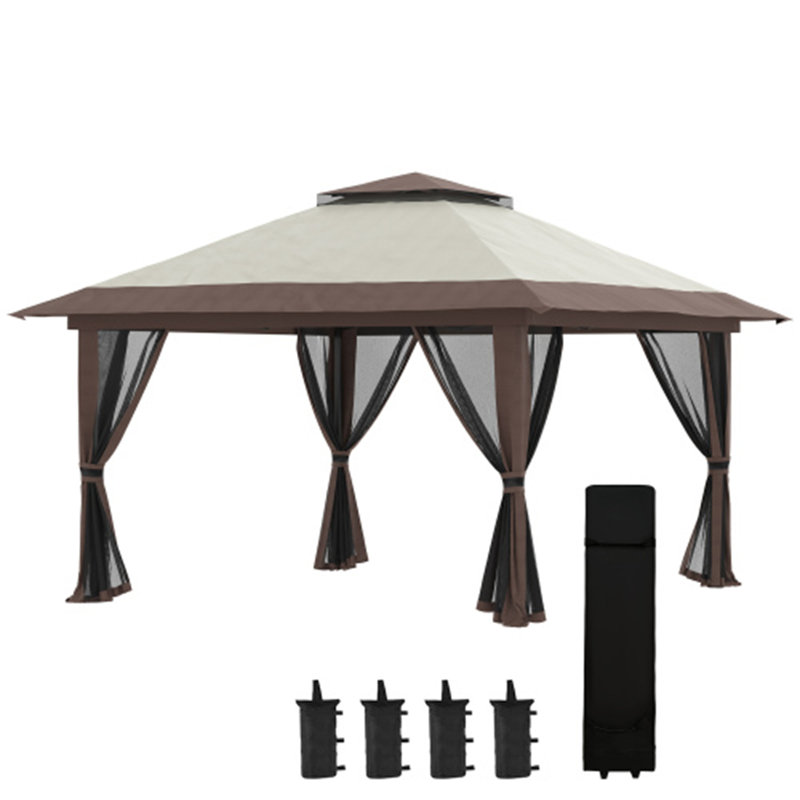 Pavillon de jardin avec filet
