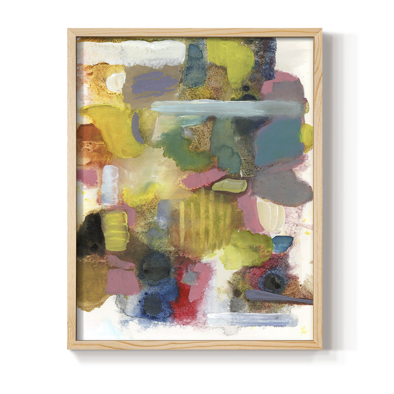 Everything at Once II Framed Print - Solid Wood, 11" H x 9" W