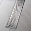 Grille linéaire en acier inoxydable pour drain de douche-85217458