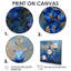 Bleu bleu, matin, magie, bonnets bleus II - décorations murales bonnets bleus-1134411226-1134411227