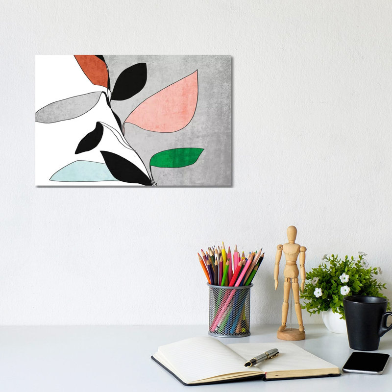Abstract Bloom III by Irena Orlov - Wrapped Canvas Gallery-Wrapped Canvas Giclée, 20.32 cm H x 30.48 cm W