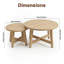 Ensemble de 2 tables basses gigognes-776795981