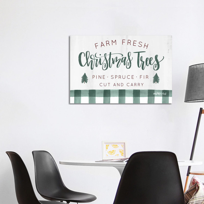 Farm Fresh Christmas Trees by Imperfect Dust - Wrapped Canvas Print, 101.6 cm H x 66.04 cm W x 1.91 cm D