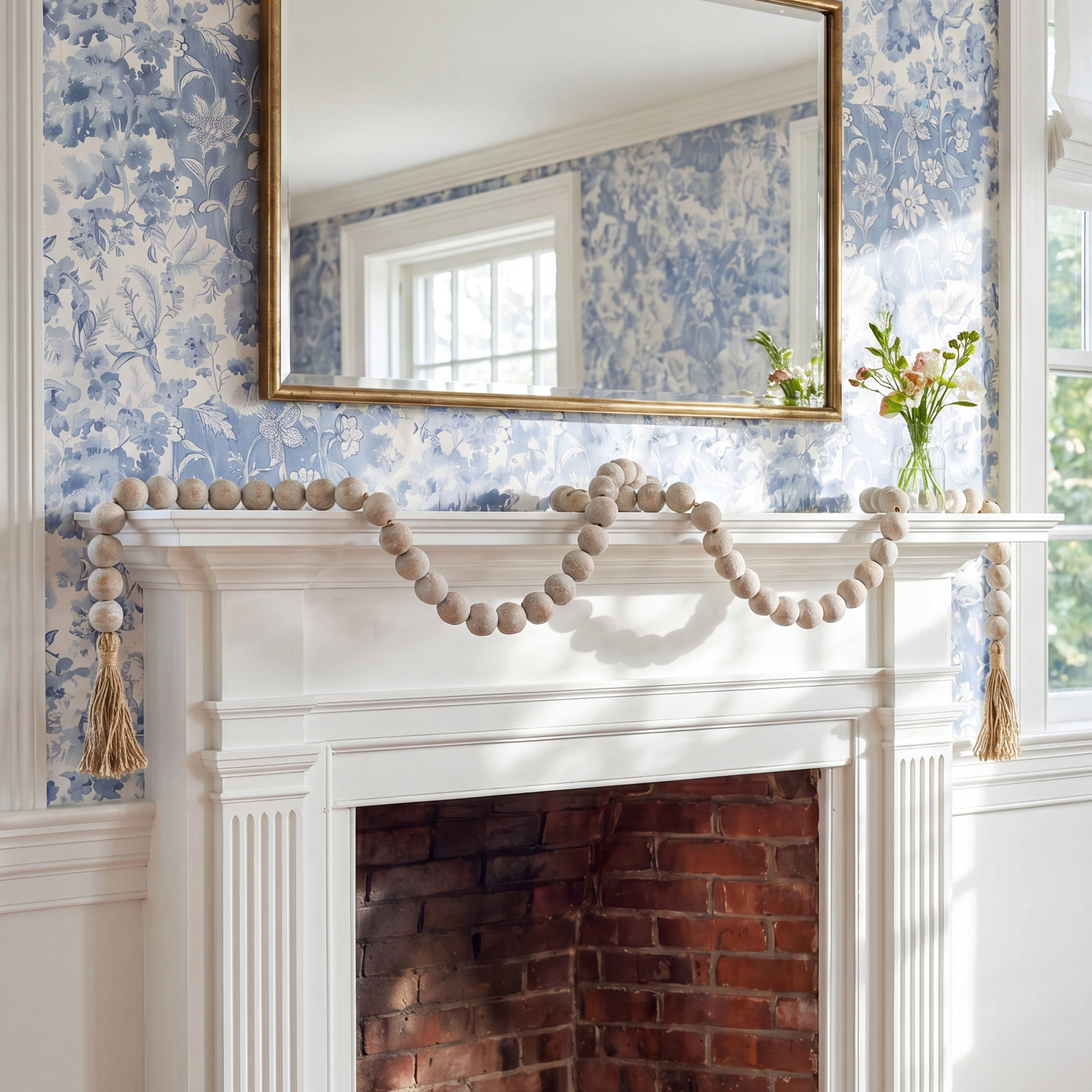 Alaray 62'' in. Garland, Beige
