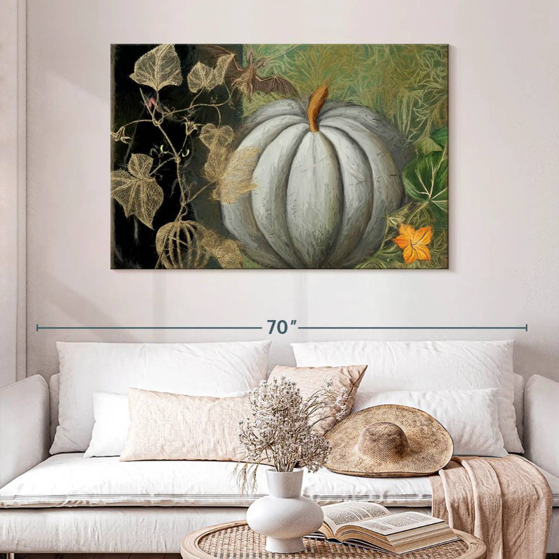Yarlin Fresh Pumpkin, 32" H x 48" W