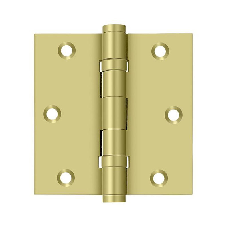 102'' x 102'' Butt Bearing Hinge, Polished Brass