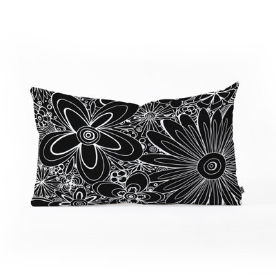 Madart inc. coussin lombaire intérieur/extérieur tous les fleurs