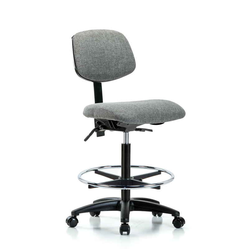 Chaise de dessin Sydni, Roulettes, Gris, Inclus