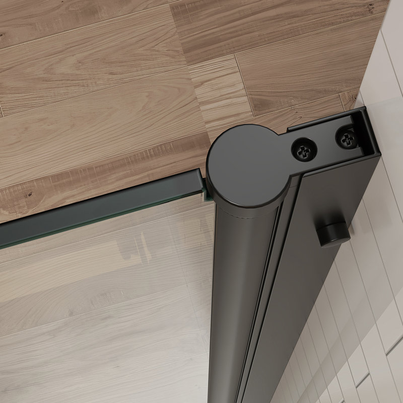 Porte de douche, porte de douche sans cadre pour espace de salle de bain