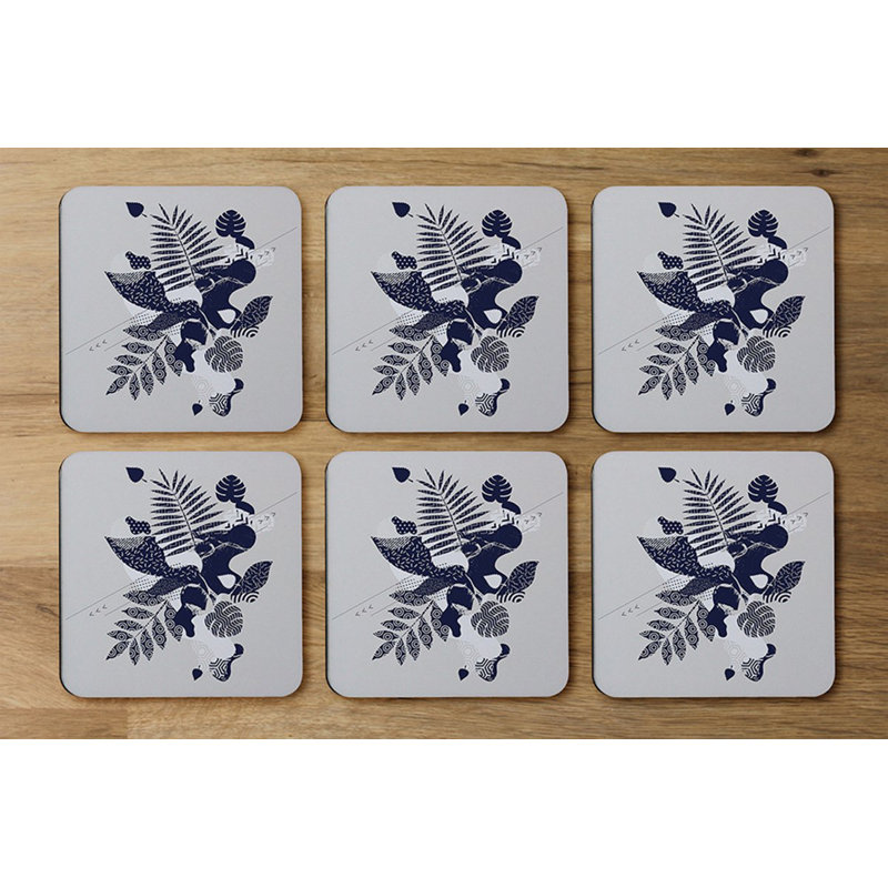 Square 6 Piece Coaster Set