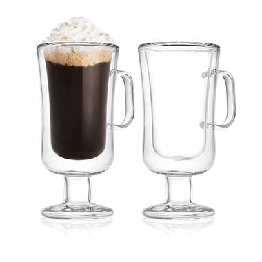 Godinger Alesia Double Walled Latte Cups, Set of 2