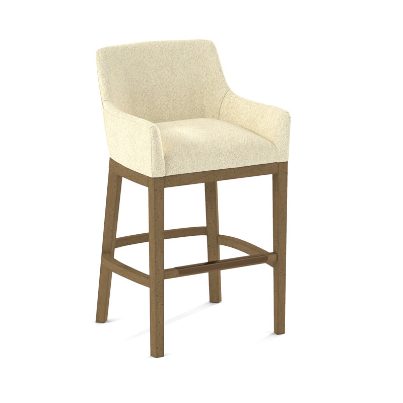 Upholstered Stool, Black, 61645-65