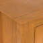 Armoire de rangement basse en bois massif avec tablettes réglables Manervia-1826273374