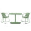 Ensemble bistro - vert foncé mat
