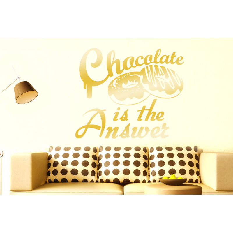 Food & Beverage Wall Decal, Medium, Shiny Gold