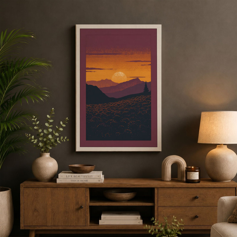 Print, 30x20 - 76.2 x 50.8 cm, Terracotta Border